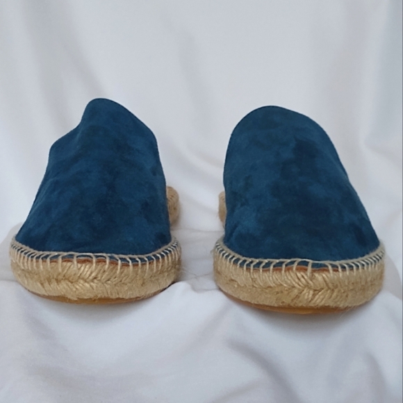 Pinaz Navy Blue Suede Espadrilles Sz 38EU NEW - Picture 7 of 10